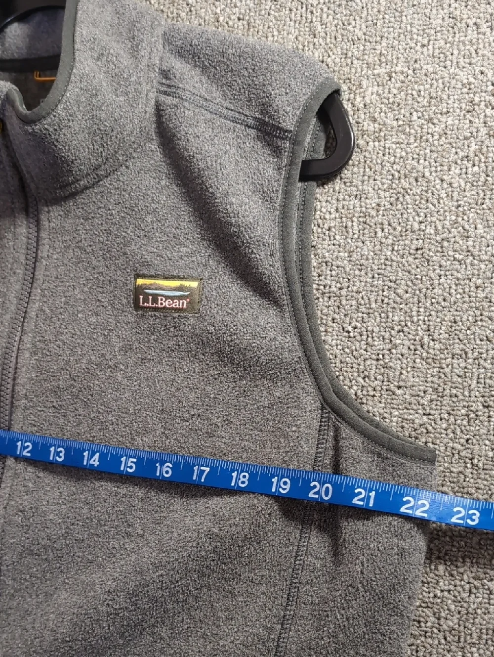 L.L. Bean Mountain Classic Fleece Vest Women's Size Large in Gray